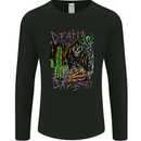 Death Day Halloween Grim Reaper Mens Long Sleeve T-Shirt Black