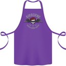 Death From Above Para 1 2 4 Parachute Regiment Cotton Apron 100% Organic Purple