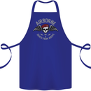 Death From Above Para 1 2 4 Parachute Regiment Cotton Apron 100% Organic Royal Blue