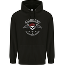 Death From Above Para 1 2 4 Parachute Regiment Mens 80% Cotton Hoodie Black