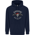 Death From Above Para 1 2 4 Parachute Regiment Mens 80% Cotton Hoodie Navy Blue