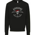 Death From Above Para 1 2 4 Parachute Regiment Mens Sweatshirt Jumper Black