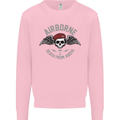 Death From Above Para 1 2 4 Parachute Regiment Mens Sweatshirt Jumper Light Pink