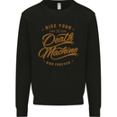 Death Machine Motorcycle Biker Chopper Kids Sweatshirt Jumper Black
