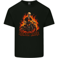 Death Race Biker Skull Motorbike Motorcycle Kids T-Shirt Childrens Black