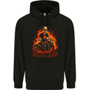 Death Race Biker Skull Motorbike Motorcycle Mens 80% Cotton Hoodie Black