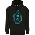 Death Refuses No Man Grim Reaper Skull Mens 80% Cotton Hoodie Black