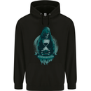 Death Refuses No Man Grim Reaper Skull Mens 80% Cotton Hoodie Black