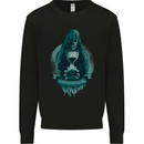 Death Refuses No Man Grim Reaper Skull Mens Sweatshirt Jumper Black