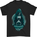 Death Refuses No Man Grim Reaper Skull Mens T-Shirt 100% Cotton Black