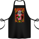 Death Santa Satan Skull Christmas Xmas Cotton Apron 100% Organic Black