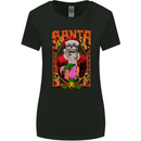 Death Santa Satan Skull Christmas Xmas Womens Wider Cut T-Shirt Black