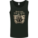 Death Together Butterfly Skull Mushrooms Mens Vest Tank Top Black