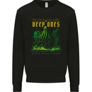 Deep Ones Cthulhu Kraken Octopus Mens Sweatshirt Jumper Black