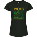 Deep Ones Cthulhu Kraken Octopus Womens Petite Cut T-Shirt Black
