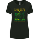 Deep Ones Cthulhu Kraken Octopus Womens Wider Cut T-Shirt Black