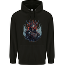 Demon Emperor Evil Skull Childrens Kids Hoodie Black