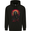 Demon Lion Zombie Mens 80% Cotton Hoodie Black