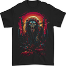 Demon Lion Zombie Mens T-Shirt 100% Cotton BLACK