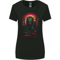 Demon Lion Zombie Womens Wider Cut T-Shirt Black