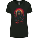 Demon Lion Zombie Womens Wider Cut T-Shirt Black