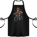 Demonic Clown On a Bicycle Cycling Halloween Cotton Apron 100% Organic Black