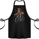 Demonic Clown On a Bicycle Cycling Halloween Cotton Apron 100% Organic Black