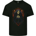 Demonic Witch Halloween Kids T-Shirt Childrens Black