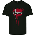 Denmark Skull Gym Training Bodybuilding Kids T-Shirt Childrens Black