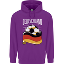 Deutschland Football German Germany Soccer Childrens Kids Hoodie Purple