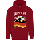 Deutschland Football German Germany Soccer Childrens Kids Hoodie Red