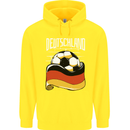 Deutschland Football German Germany Soccer Childrens Kids Hoodie Yellow