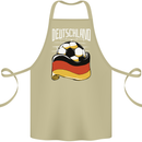 Deutschland Football German Germany Soccer Cotton Apron 100% Organic Khaki