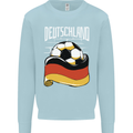 Deutschland Football German Germany Soccer Kids Sweatshirt Jumper Light Blue