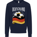Deutschland Football German Germany Soccer Kids Sweatshirt Jumper Navy Blue