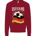 Deutschland Football German Germany Soccer Kids Sweatshirt Jumper Red