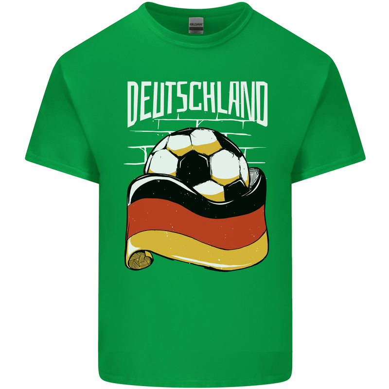 Deutschland Football German Germany Soccer Kids T-Shirt Childrens Irish Green