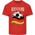 Deutschland Football German Germany Soccer Kids T-Shirt Childrens Red