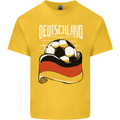 Deutschland Football German Germany Soccer Kids T-Shirt Childrens Yellow