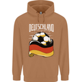 Deutschland Football German Germany Soccer Mens 80% Cotton Hoodie Caramel Latte