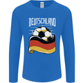 Deutschland Football German Germany Soccer Mens Long Sleeve T-Shirt Royal Blue