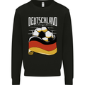 Deutschland Football German Germany Soccer Mens Sweatshirt Jumper Black