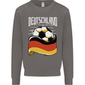 Deutschland Football German Germany Soccer Mens Sweatshirt Jumper Charcoal