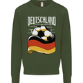 Deutschland Football German Germany Soccer Mens Sweatshirt Jumper Forest Green