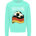 Deutschland Football German Germany Soccer Mens Sweatshirt Jumper Peppermint