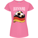 Deutschland Football German Germany Soccer Womens Petite Cut T-Shirt Azalea