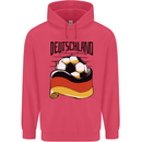 Deutschland Football Germany German Soccer Childrens Kids Hoodie Heliconia