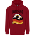 Deutschland Football Germany German Soccer Childrens Kids Hoodie Red