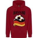 Deutschland Football Germany German Soccer Childrens Kids Hoodie Red