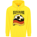 Deutschland Football Germany German Soccer Childrens Kids Hoodie Yellow